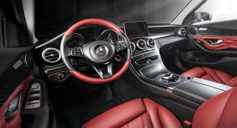 Mercedes Benz With Red Interior