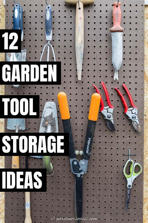 12 Garden Tool Storage Ideas How To Organize Garden Tools