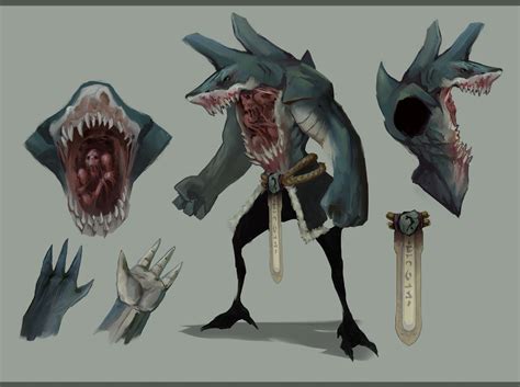 Shark Man Modestas Jankauskas On Artstation At Artstation