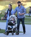 Emily Blunt goes for casual stroll with John Krasinski and daughter ...