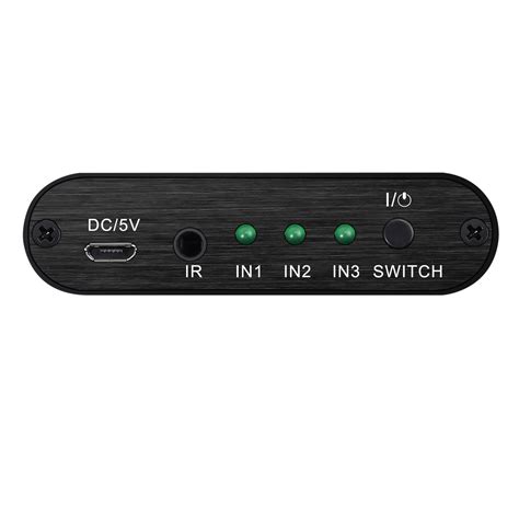 3x1 3 Port Toslink Optical Digital Spdif Audio Switch Switcher Selector