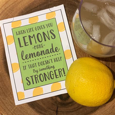 When Life Gives You Lemons Make Lemonade Or Add Vodka Etsy