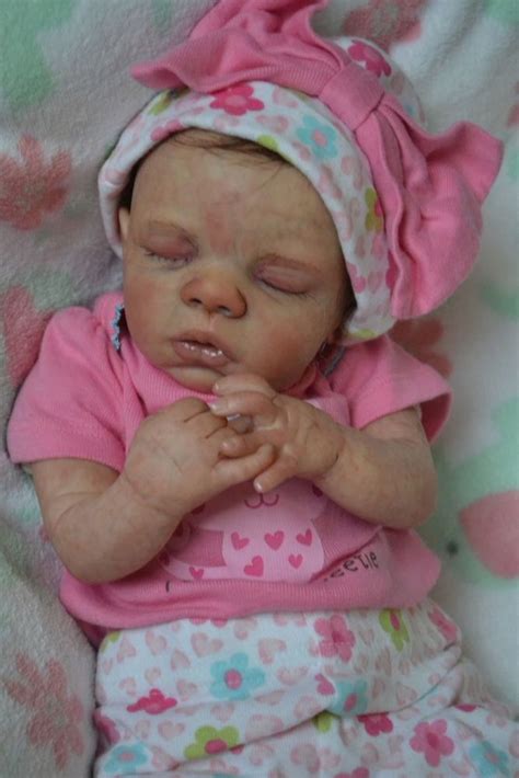 Ooak Reborn Newborn Real Life Baby Girl Meegan Baby Art Doll Baby Art