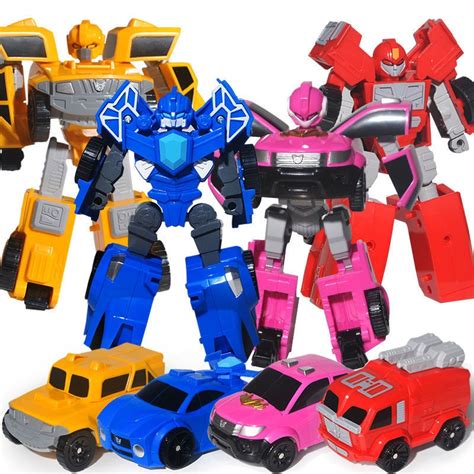 2021 mini force transformation robot toys action figures miniforce x volt simulation car