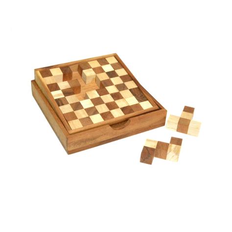 Square Puzzle Puzzle Game Wooden Game Woodworking T