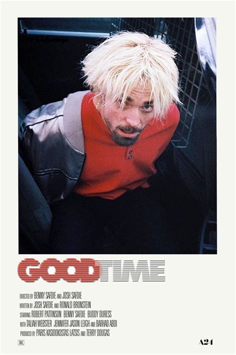 Alternate Movie Poster For Good Time Starring Robert Pattinson