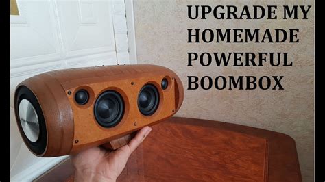 Diy Upgrade My Homemade Powerful Bluetooth Speaker Youtube