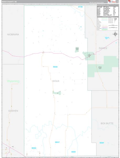 Sioux County Ne Maps