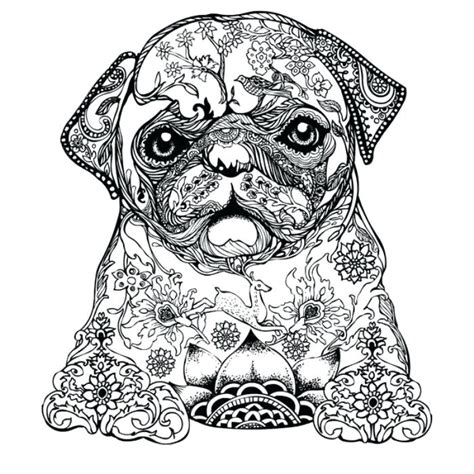 The term domestic dog is generally used for both domesticated and feral varieties. Dog Coloring Pages for Adults - Best Coloring Pages For Kids