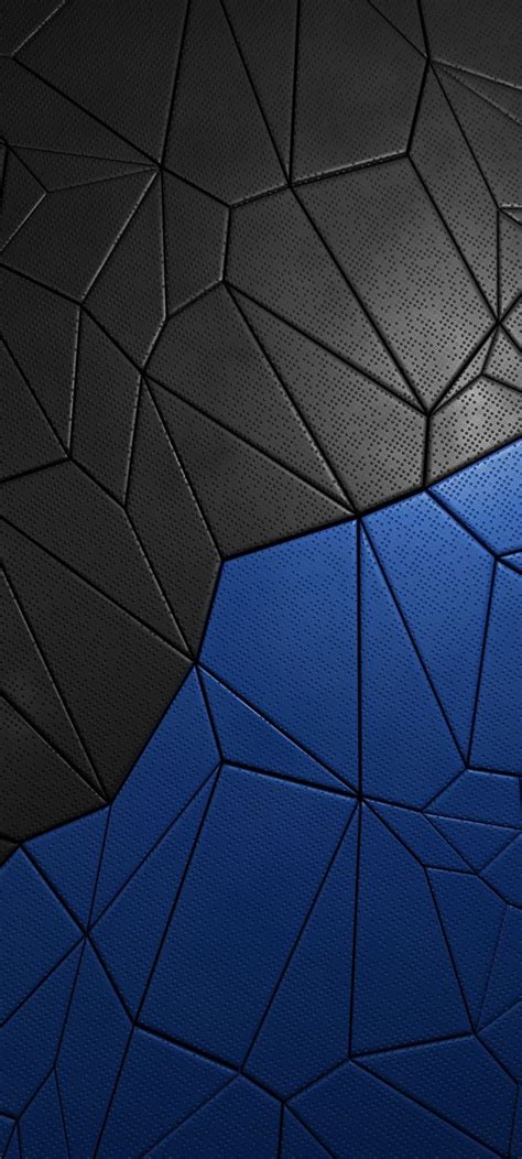 Black And Blue Abstract Phone Wallpaper
