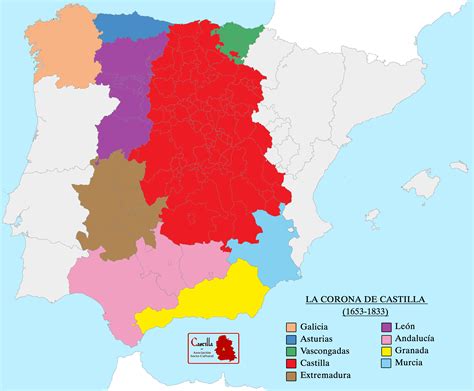 La Corona De Castilla Después De 1653 Año De La Formación De