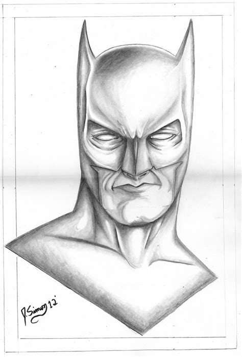 Batman Pencil Drawing By Jsimonart On Deviantart