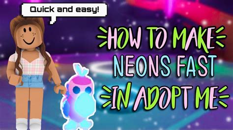 How To Make Neon Pets Quickly Adopt Me Otosection
