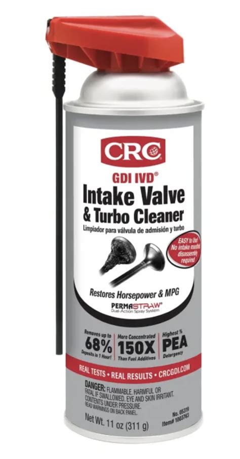Crc® Gdi Ivd® Intake Valve And Turbo Cleaner 11 Wt Oz Mpg Parts Group