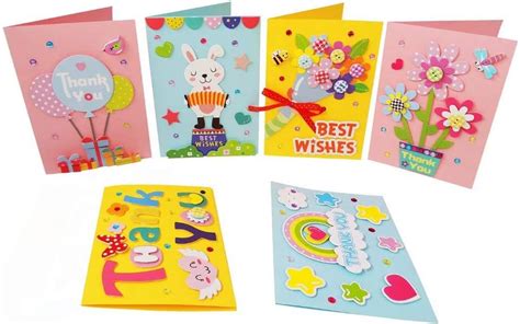 Card Making Kit Diy Handmade Greeting Card Kit For Kids Girl Boy Thank