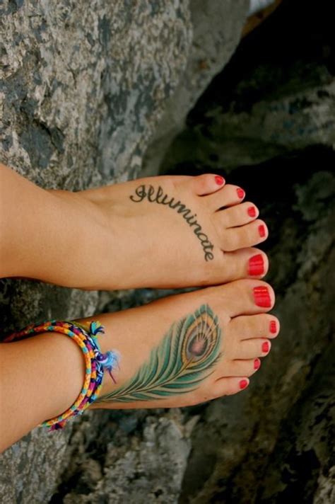 Cool Foot And Flip Flop Tattoos