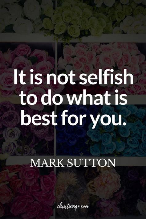 5 Reasons Its Ok To Be Selfish