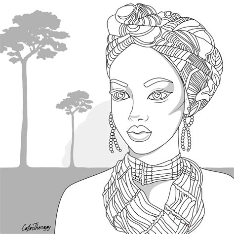 Desenho De Pessoas Negras Para Colorir Learnbraz