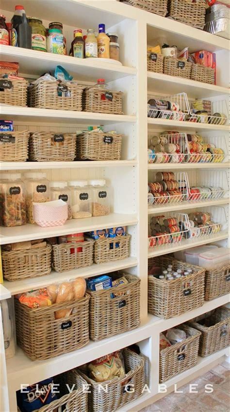 Modern materials and technologies allow the pantry to become an element of the kitchen decor, but still you need to make sure that kitchen pantry cabinets are functional and provide easy access to the top shelf of the pantry. 32 Best DIY Kitchen Organization Ideas with Low Budget ...