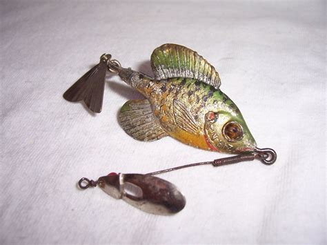Vintage Arbogast Tin Liz Sunfish Fishing Lure Fishing Lures For Sale