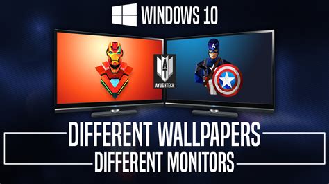 Windows 10 Wallpaper Different Monitors Supportive Guru