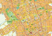 Lodz EPS map. EPS Illustrator Map | Vector World Maps
