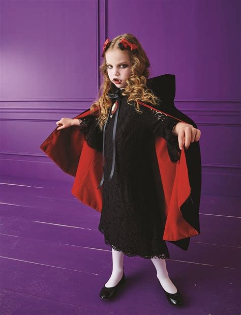 Kid Vampire Costume Diy Girls Costumes Halloween Diy Halloween 2018