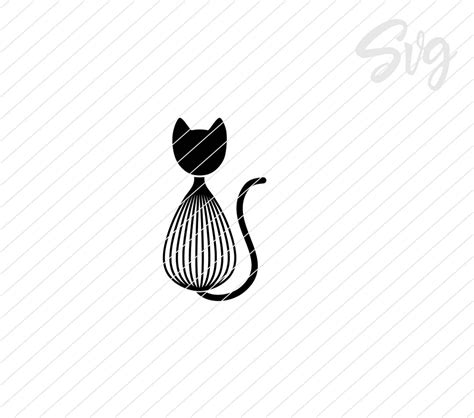 Cat Svg And Png File Cat Vector Whisker Svg Kitchen Svg Etsy