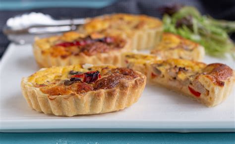 Chicken And Mushroom Mini Quiches Mini Quiche Recipe