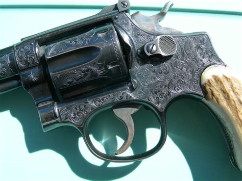Smith And Wesson Hand Ejector Gouse Freelance Firearms Engraving Gun