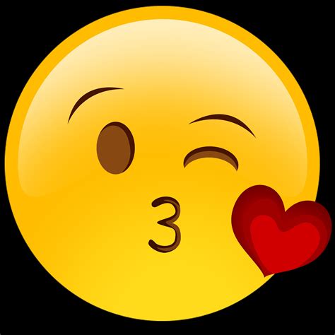 Smiley Faces Kissing Clipart Clipart Best