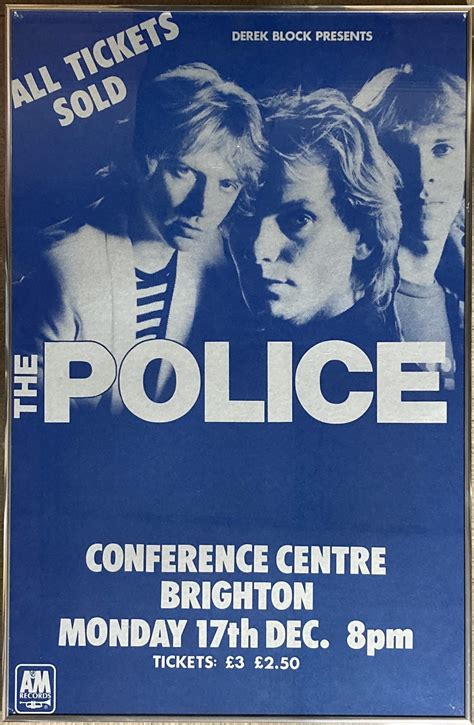 Lot 322 The Police 1979 Concert Poster