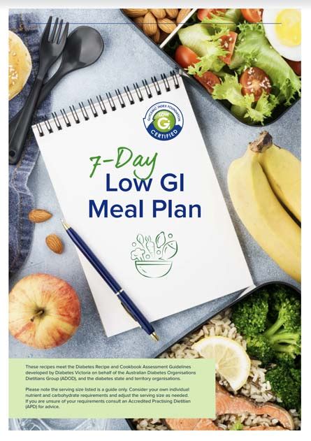Low Gi Meal Plans And Recipe Ecookbooks Gi Foundation