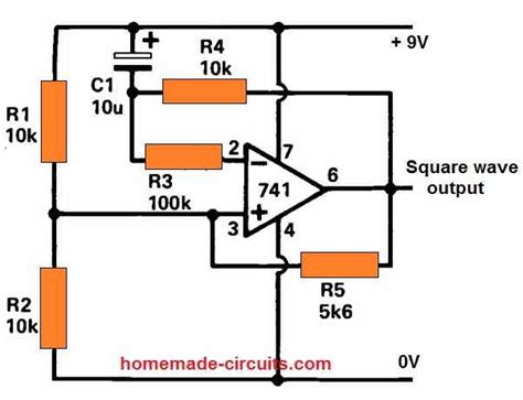 10 Easy Op Amp Oscillator Circuits Explained Homemade Circuit Projects