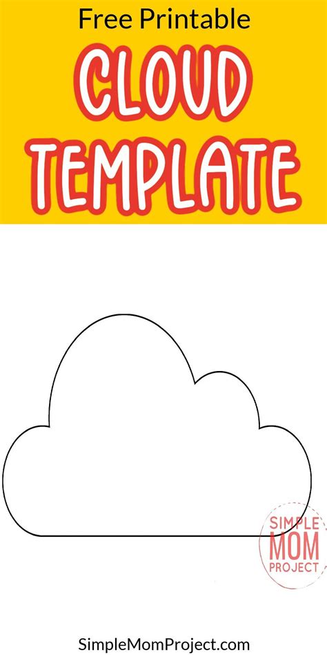 Free Printable Cloud Template Web Download Free Cloud Templates
