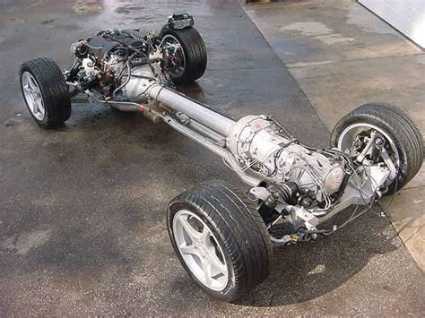 2002 Corvette C5 Rolling Chassis Drivetrain With Ls1 Engine And