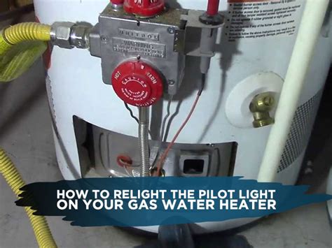 How To Relight The Pilot Light On Your Gas Water Heater J Griffin