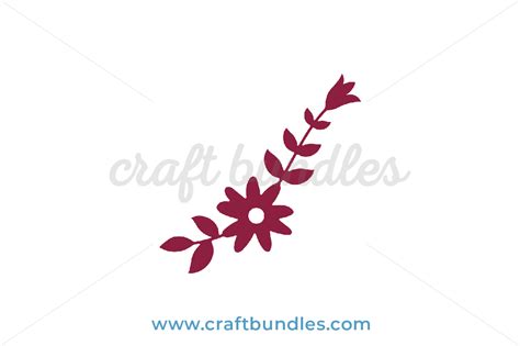 Florals SVG Cut File - CraftBundles