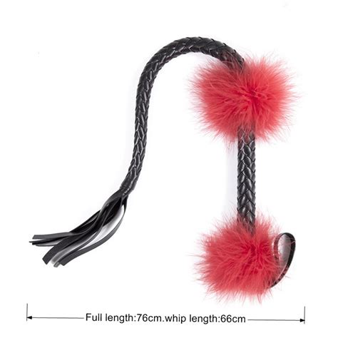 Stock Whip Sex Spanking Knout Feather Leather Bull Whip Queen Sm Lash