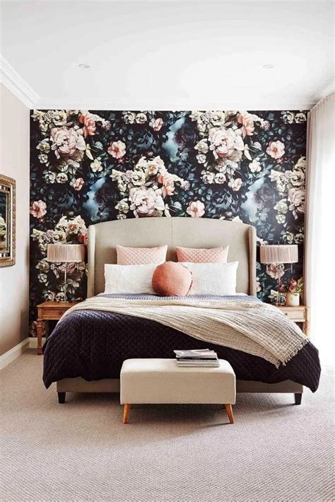 √13 Flower Wallpaper Ideas To Beautify The Look Of Your Bedroom In 2020