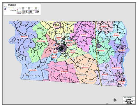 2018 Voting Districts — Chester County South Carolina