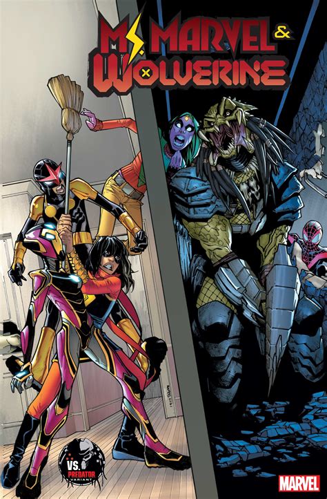 Slideshow The Predator Vs The Marvel Universe Cover Gallery