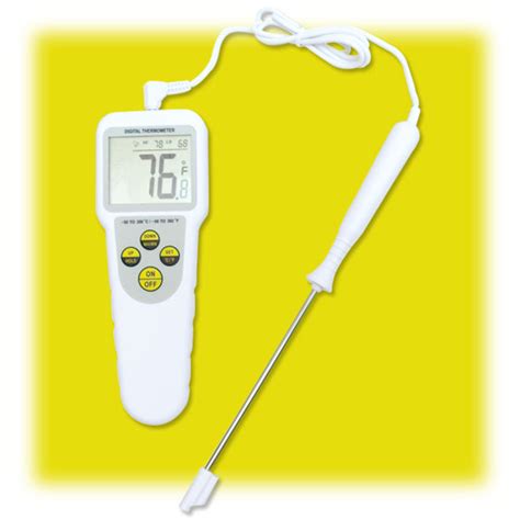 Hand Held Large Display Alarm Cooking Thermometer For The Visually