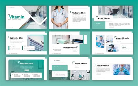 Vitamin Medical Presentation Powerpoint Template For 20