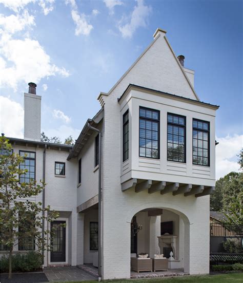 China white by benjamin moore next up, another popular white exterior paint option is benjamin moore's china white. Exterior paint color SW aesthetic White 7035 | Painted brick house, House exterior, White ...