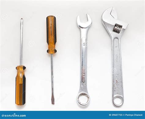 Wrench And Screwdriver Stock Image Image Of Utility 39607755