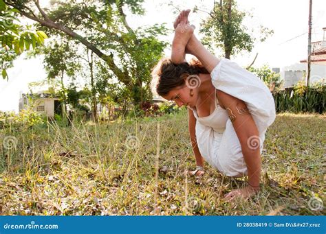 female yoga master stock image image of body class 28038419