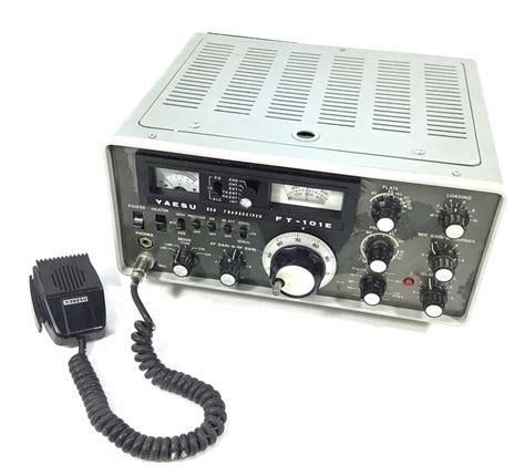 Lot Yaesu Ft 101e Ssb Transceiver W Microphone