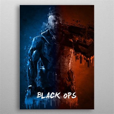 Displate Metall Poster Call Of Duty Black Ops Black Ops Poster