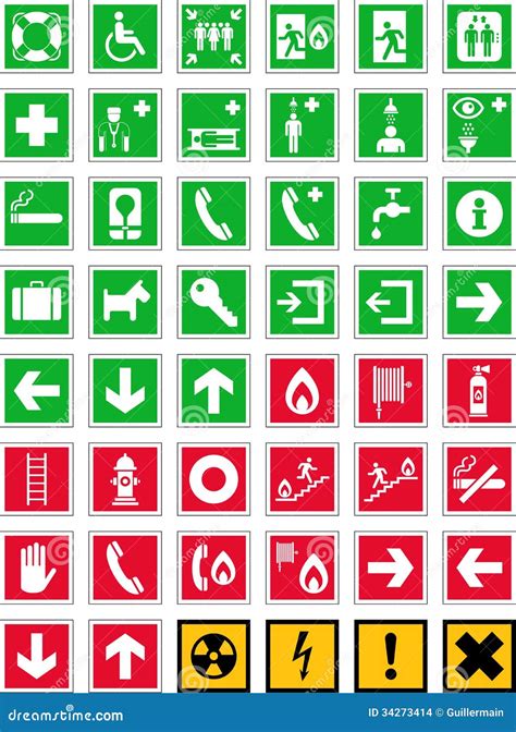 Emergency Signs Stock Vector Illustration Of Hospital 34273414